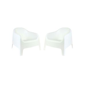 Set de 2 Sillones Skarpo color blanco