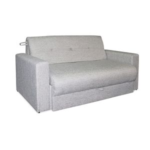 Sillón Diván Cama Cubo 2 cuerpos chenille Jumper gris Claro