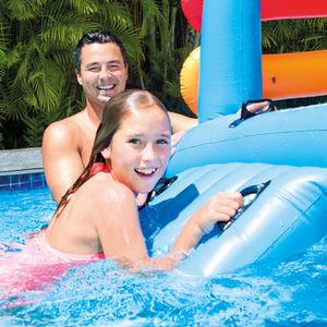 Juego Inflable Intex Isla con Techo y Tobogan 279 x 173 x 122