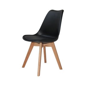 Silla Eames new tower tulip negra(almohadón) (sil-341)