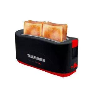 Tostadora Electrica Telefunken EasyToast-5000 XL 2 Funciones 1650W 4 Panes