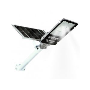 Reflector Luminaria con Panel Solar Exterior Novik LED 180 con Control Remoto y Brazo Soporte