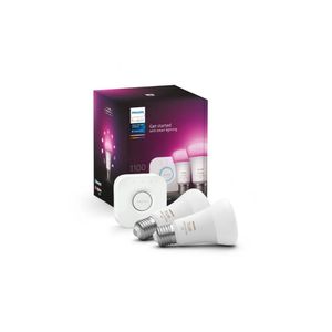 Starter Kit Philips HUE 2 lamparas RGB + Bridge