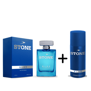 Combo Stone Blue Perfume 100ml + Desodorante  150ml