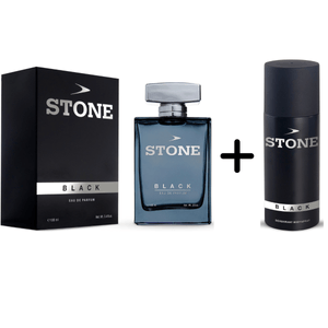 Combo Stone Black Perfume 100ml + Desodorante 150ml