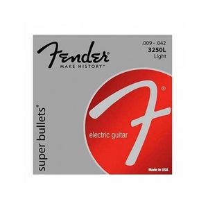 Cuerdas Encordado Guitarra FENDER 3250L 9-42 Super Bullet