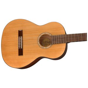 Guitarra Criolla Clasica FENDER FA-15N Cuerdas Nylon 3/4 Acabado Satinado Natural con Funda