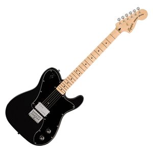 Guitarra Eléctrica FENDER Squier Paranormal Esquire Deluxe Telecaster Negro Metálico Mástil de Arce Cuerpo Álamo