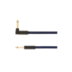 Cable Instrumento FENDER Festival Blue Dream 18,6ft  Dorados 5.5mts