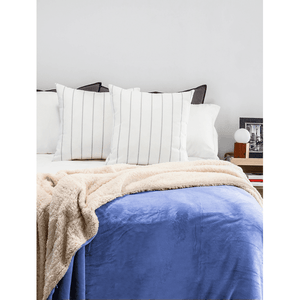 Frazada Catana Home Flannel con Corderito Twin – Color Aero