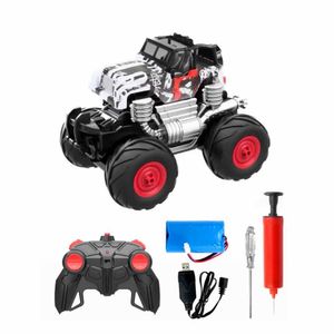 Juguete Explorer Fan Auto Radio Control Wrangler Graffiti Anfibio Carga USB RD52