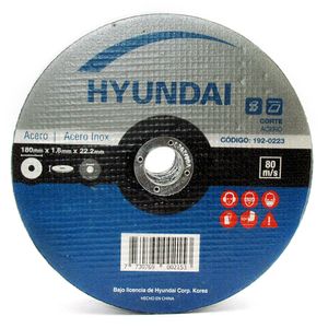 Disco c/ metal Hyundai  230 x 2.0 x 22.2 acero inox (192-0235)