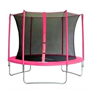 Cama Elastica con Red 2.44m Rosa