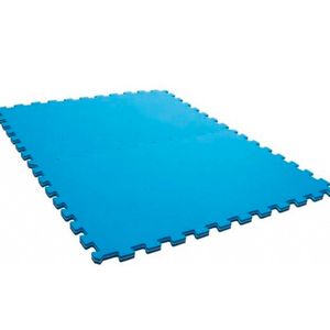 Piso Goma Eva Bebe/Gimnasio x 6 Unidades 60x60x10 Azul