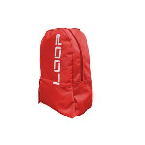 Mochila LOOP con Porta Notebook con Tiras Refractarias MO04 Rojo