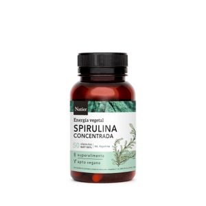 Capsulas De Spirulina Concentrada Proteina Vegetal X 50 Cap - Natier