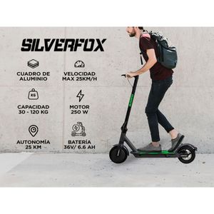 Monopatín Eléctrico Silverfox 94MSMSIANEM1P 250Watts