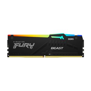 Memoria RAM Kingston 16GB DDR5 5600Mhz Fury Beast Black RGB