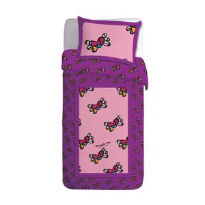 Cubrecama Matelasseado Romero Britto Twin Corazón