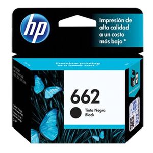 Cartucho de Tinta Hp 662 Negra Original Cz103al