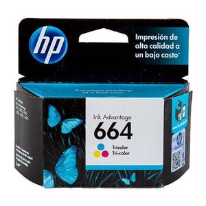 Cartucho de Tinta Hp 664 Tricolor Original F6v28al