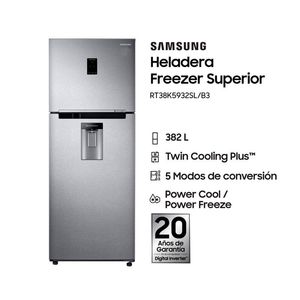 Heladera No Frost Samsung Rt38k5932sl Inoxidable