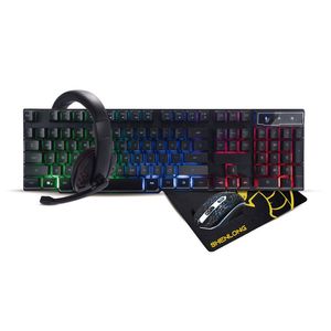 Kit Teclado+Mouse+Auricular+Pad Shenlong C4001