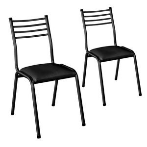 Set de Sillas Aimaretti Negro