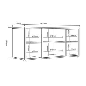 Rack Delos Tv 65" Vision Dvs03rnb