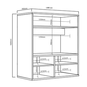 Mueble Para Tv Delos Vision Dvs04rnb Para Tv de 55"