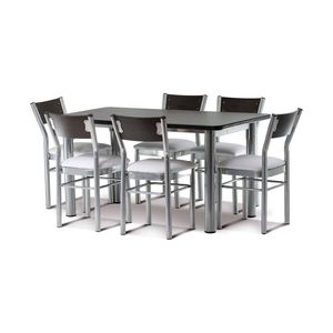 Juego de Comedor Aimaretti Mesa 1,50 + 6 Sillas Dakar