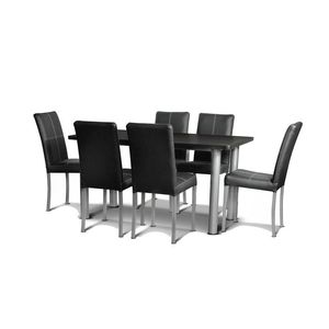 Juego de Comedor Aimaretti Mesa 1,50 + 6 Sillas Praga