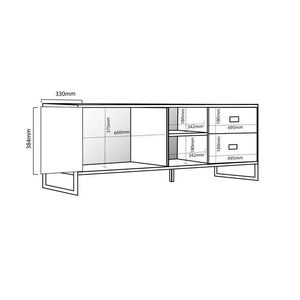 Rack Delos Tv 65" Steel Dst04rnn