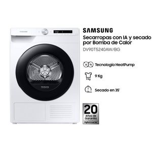 Secarropas Samsung Dv90t5240aw