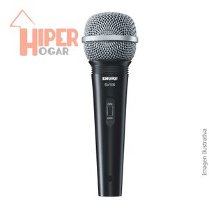 Micrófono XLR Dinámico Multipropósito con Cable Shure SV100