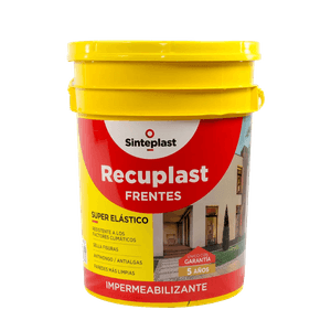 Recuplast impermeabilizante para frentes gris 20 l