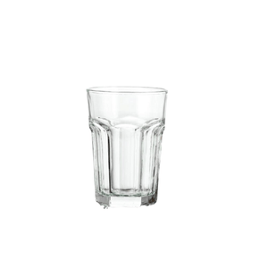 Vaso Vidrio New York Facetado 400Ml Agua Gaseosa