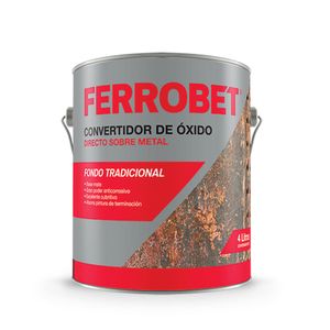 Convertidor de óxido Petrilac Ferrobet  Rojo 4 L