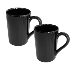 Jarro Mug - Set X 2 Tazas 230 Cc Negros Oxford