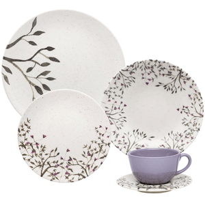 Set X6 Platos Playos 26 Cm Lilac