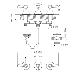 Griferia bidet Aqualaf 2020 itati lever Ceramico