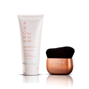 Kit Instant Tan Maquillaje Corporal  100 Ml + Brocha