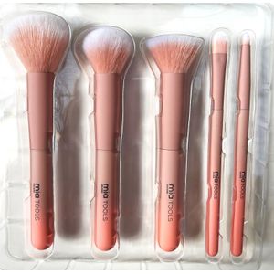 Kit De Brochas Para Maquillaje Pink