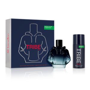 Set Perfume Benetton We Are Tribe EDP Intense 90 ml + DEO