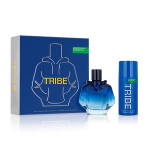 Set Perfume Benetton We Are Tribe EDT 90 ml + DEO