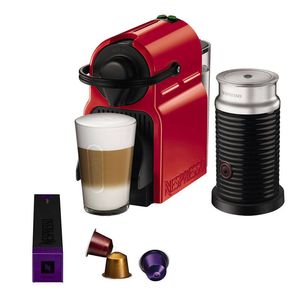 Cafetera de Capsulas Nespresso A3c40arrene Inissia + Aeroccino