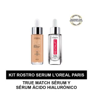 Kit Rostro: True Match Serum + Sérum Ácido Hialurónico