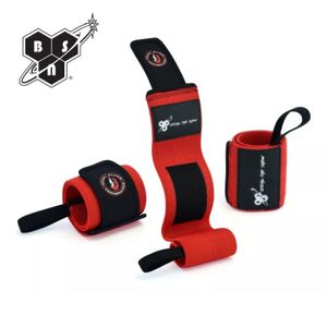 Muñequera BSN Wrist Wraps Roja