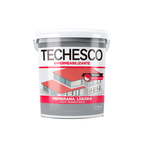 Techesco membrana liquida para techos blanco 20 L