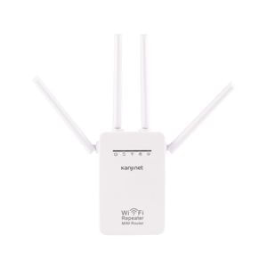 Repetidor Wifi 300 Mbps Inalámbrico 4 Antenas Kanji KJN-RP4200B